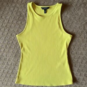 White House Black Market FORME Ribbed High Neck Tank